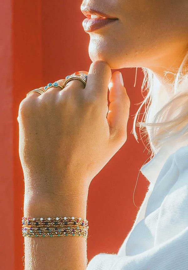 Rue Madam Bracelet Brifr Framboise