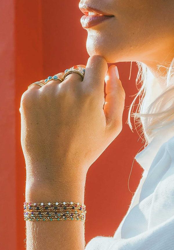 Rue Madam Bracelet Bripd Pyrite-Doree