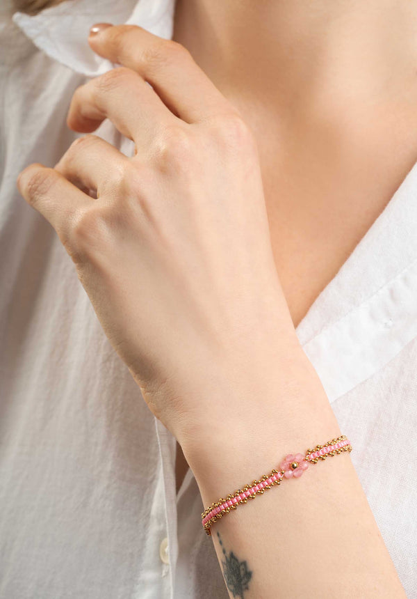 Rue Madam Bracelet Fleurine Pink