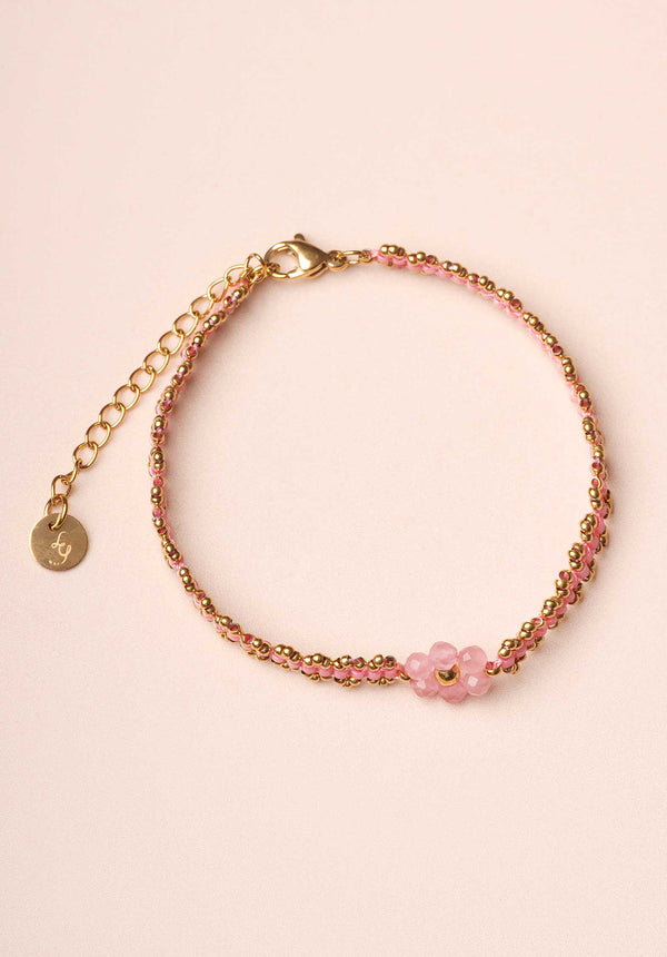rue madam Bracelet Fleurine Pink