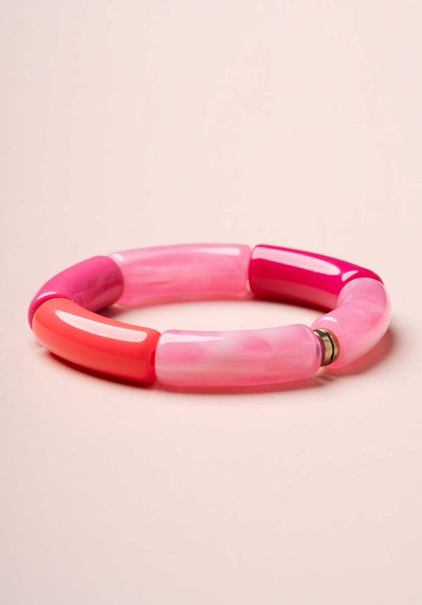 Rue Madam Bracelet Lithos Jonc Dark-Pink