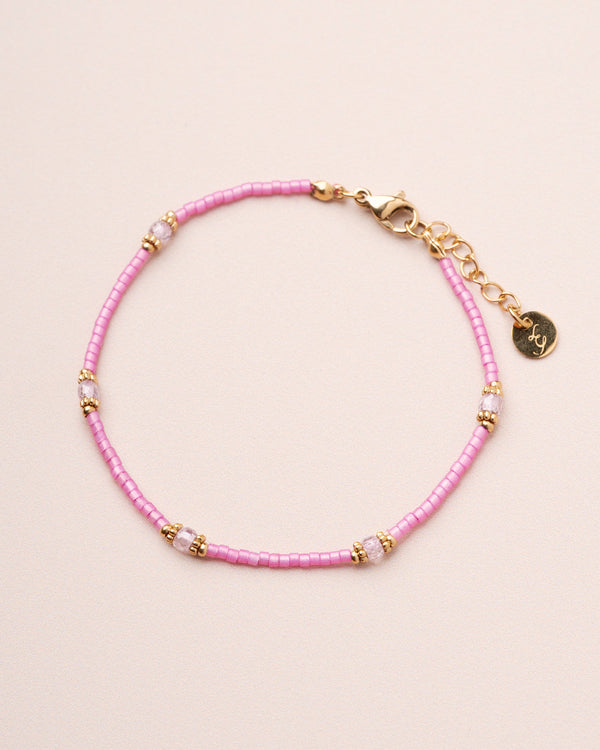 Rue Madam Bracelet Meillet Bead Br Fushia