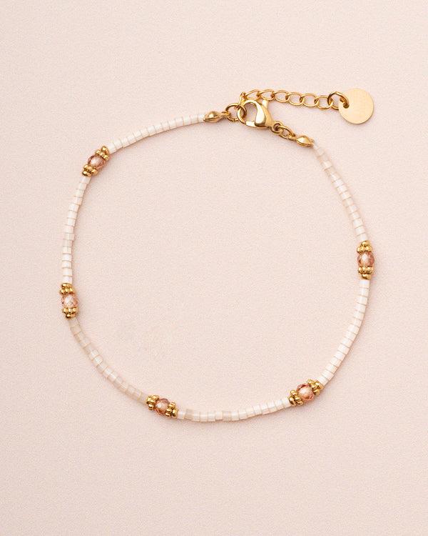 rue madam Bracelet Meillet Bead Br White