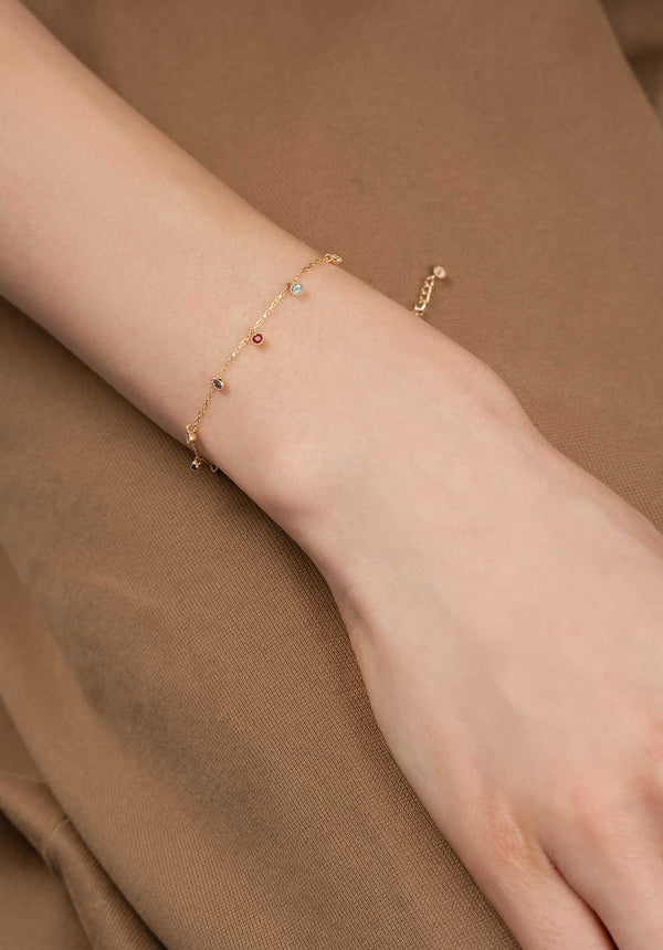 rue madam Bracelet Round Stone Brac Multi