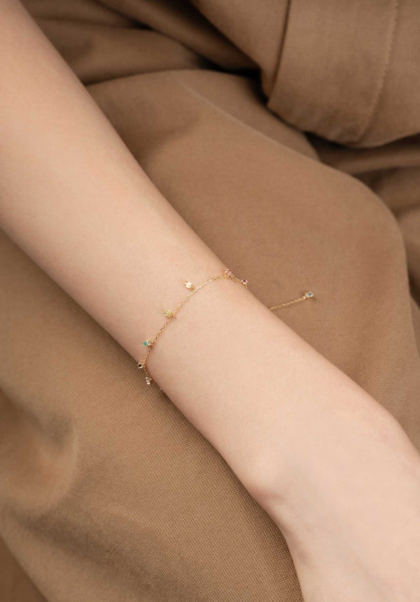 Rue Madam Bracelet Square Stone Bra Multi