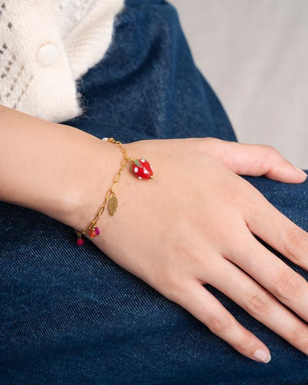 rue madam Bracelet Strawberry Brace Red