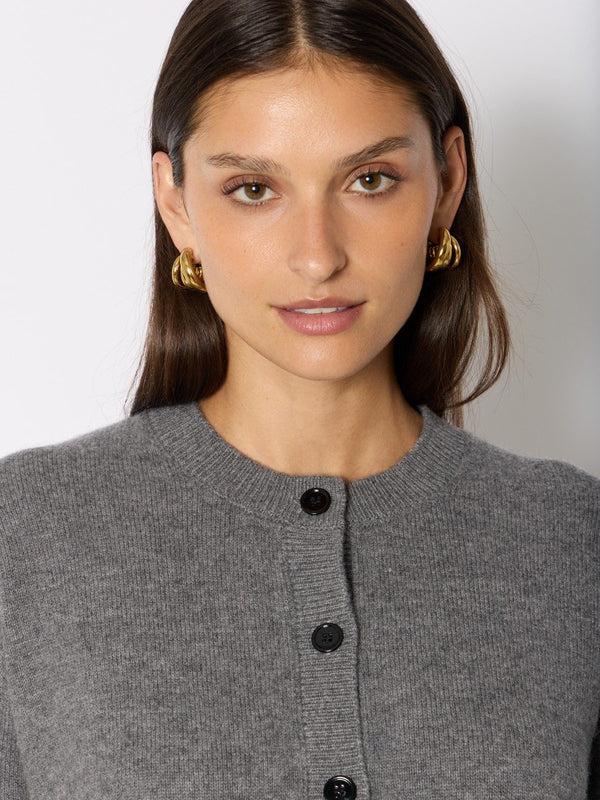 Rue Madam Cardigan 21mycherry Grey-Melange