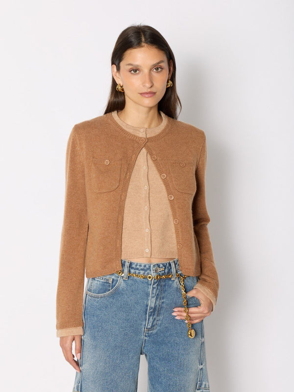 rue madam Cardigan 21mygigi Beige-Mix