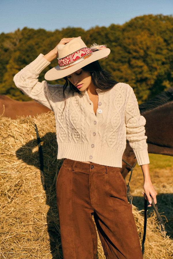 rue madam Cardigan 225marcus Ecru