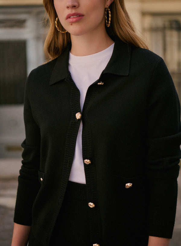 Rue Madam Cardigan 225melba Black