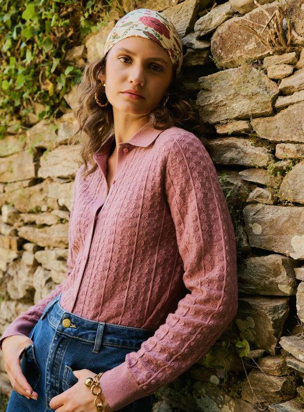 Rue Madam Cardigan 225mia Woodrose