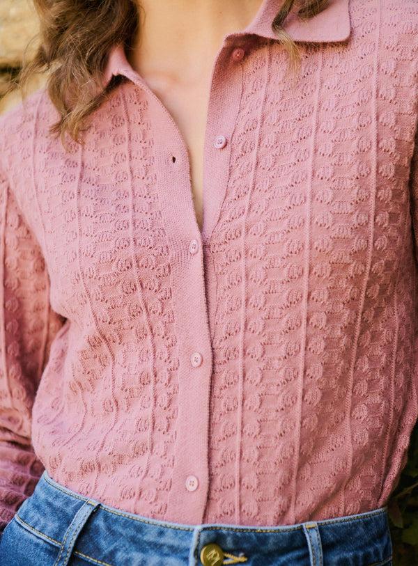 rue madam Cardigan 225mia Woodrose