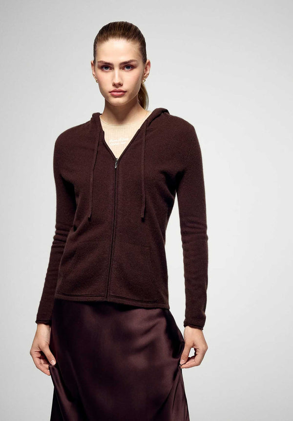 rue madam Cardigan 2401wph00007 Chocolat