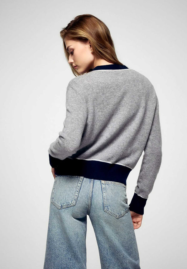 Rue Madam Cardigan 2501wpc03361 Gris-Chine-Fonce-F