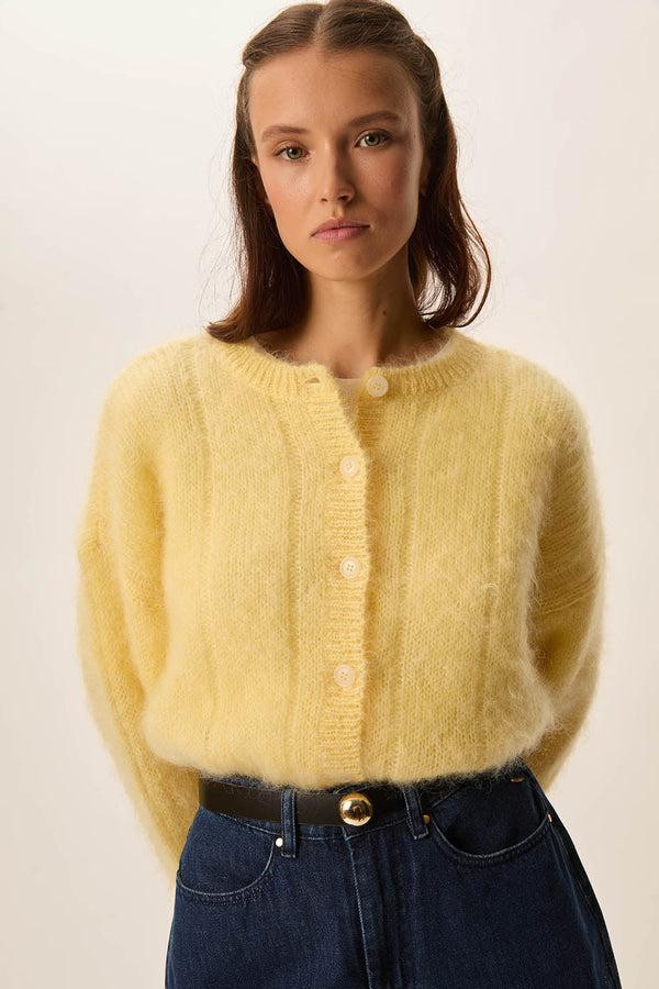 Rue Madam Cardigan Chouette Paille