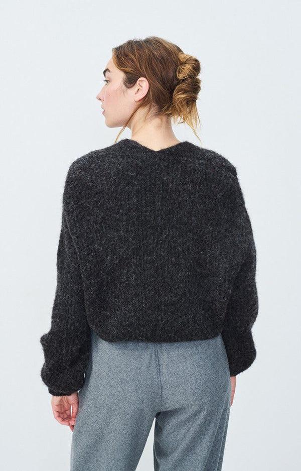 Rue Madam Cardigan East19a Anthracite-Chine