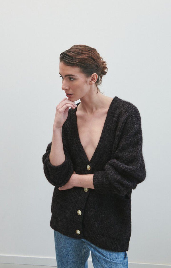 Rue Madam Cardigan East19l Anthracite-C