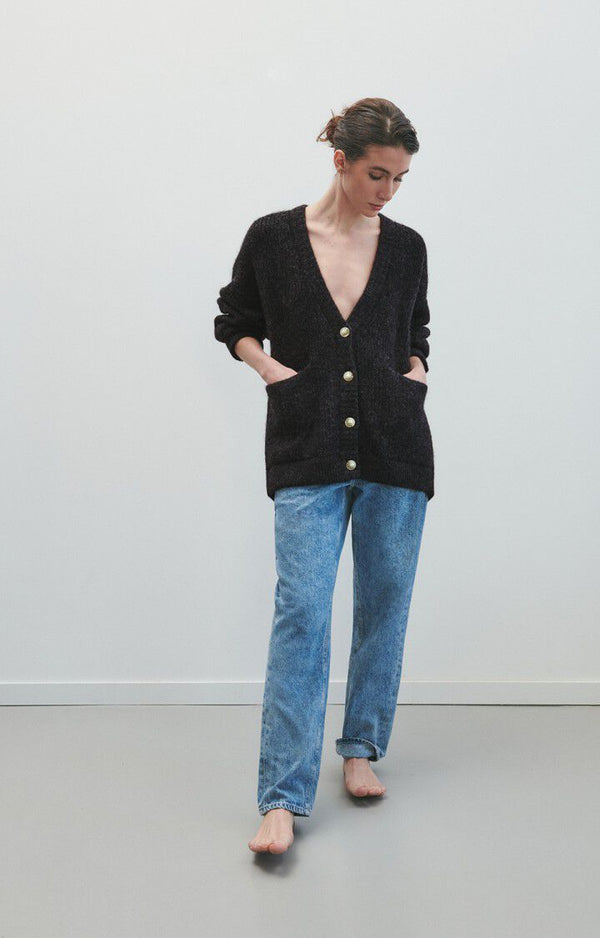 Rue Madam Cardigan East19l Anthracite-C