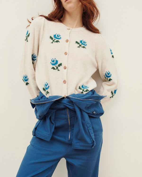 Rue Madam Cardigan Ida-calizia Ecru