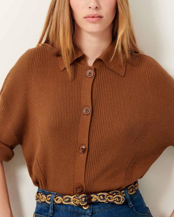 Rue Madam Cardigan Journey Caramel