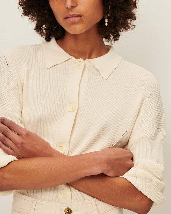 Rue Madam Cardigan Journey Fleur-De-Sel