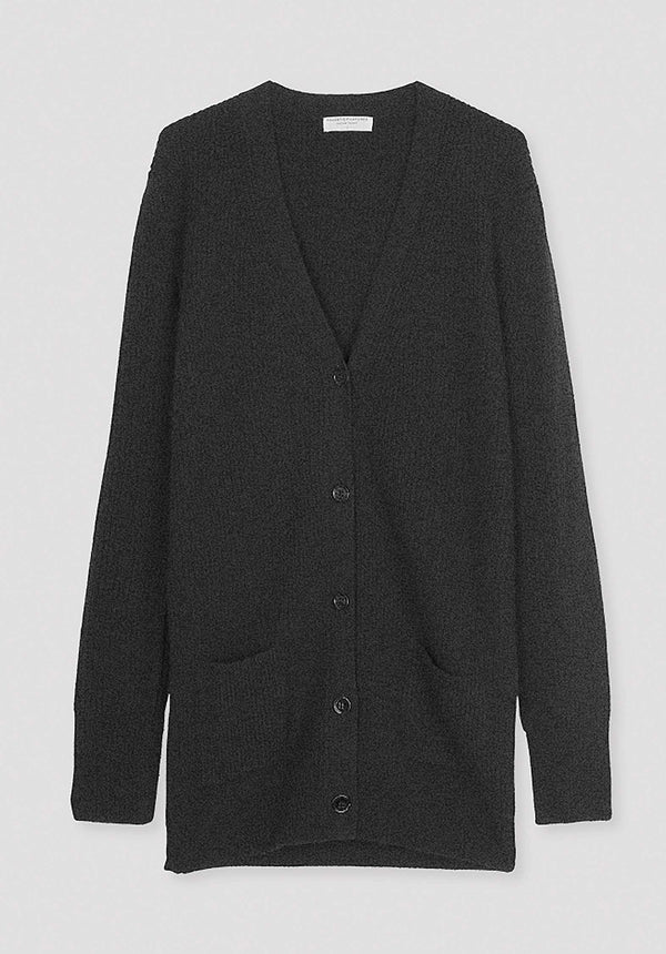 rue madam Cardigan K015-fgi133 Anthracite-Heather