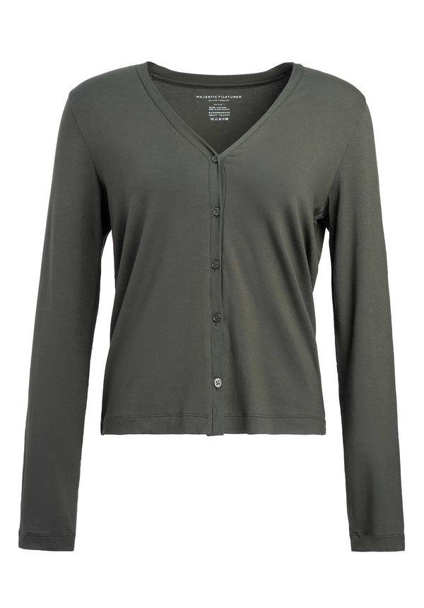 Rue Madam Cardigan M001-fgi035 Forest