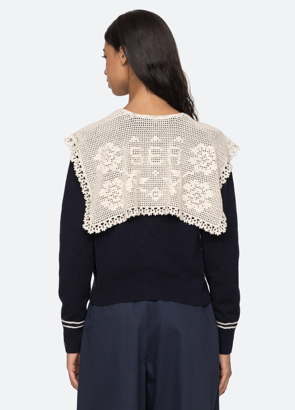 Rue Madam Cardigan Pf25-077 Navy