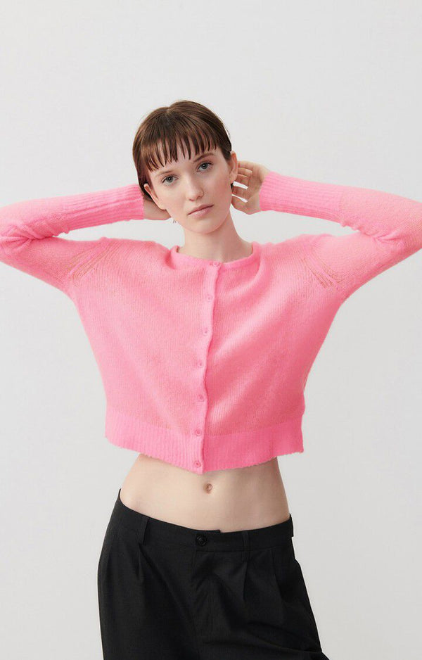 rue madam Cardigan Zak19a Pinky