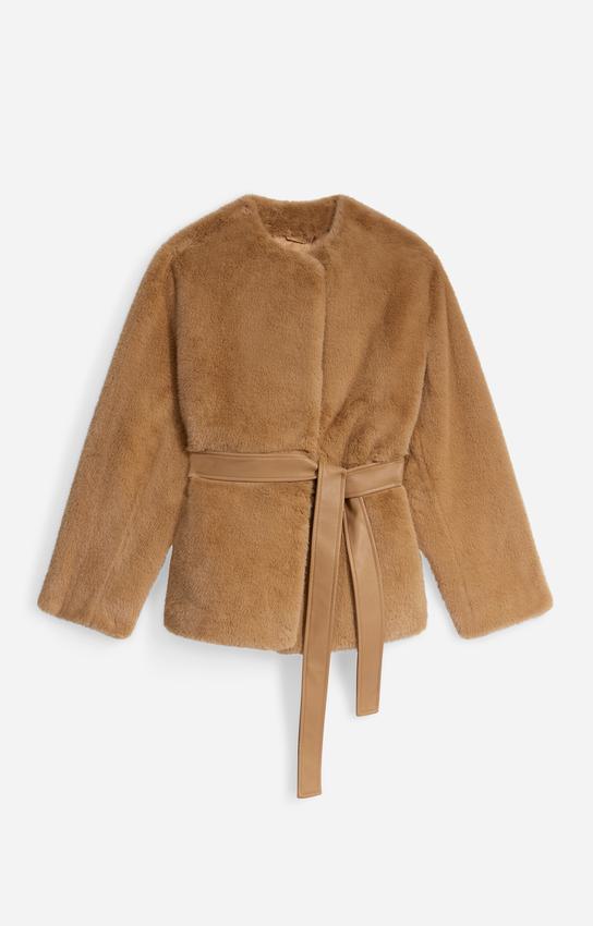 Rue Madam Coat 5hva39-v03744 Beige