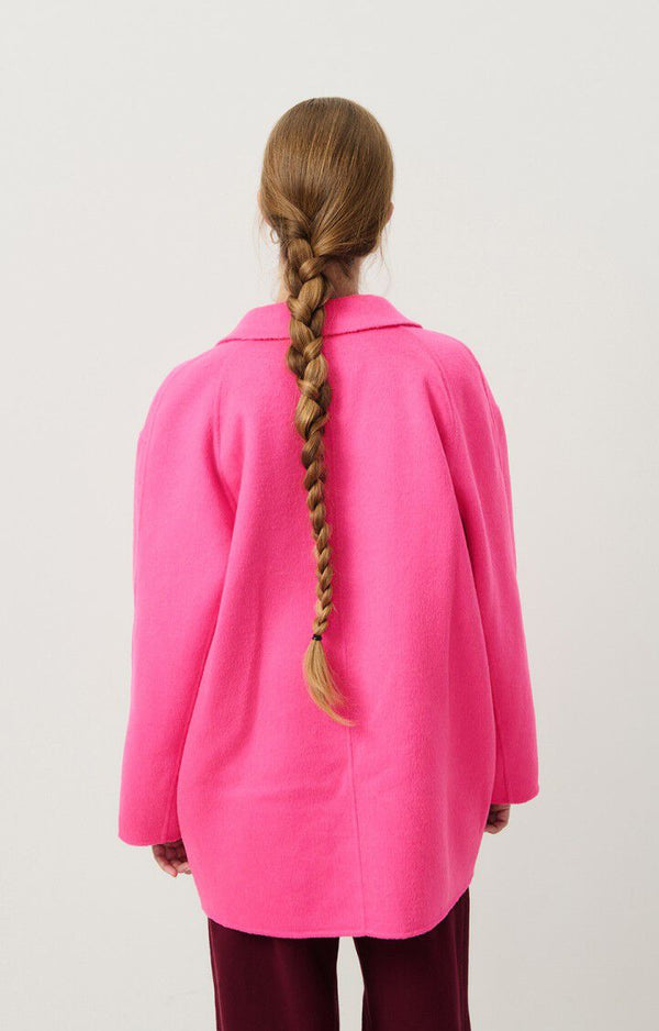 Rue Madam Coat Dado17l Rose-Fluo