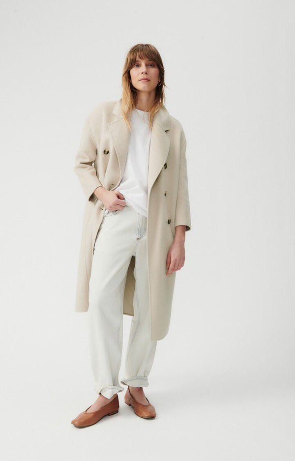 Rue Madam Coat Dado404 Greige