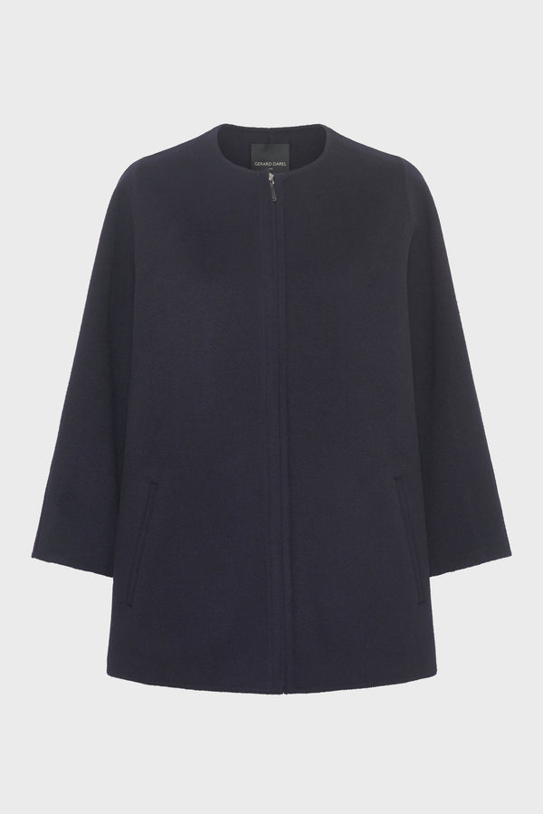 rue madam Coat Dcm20c028 Navy