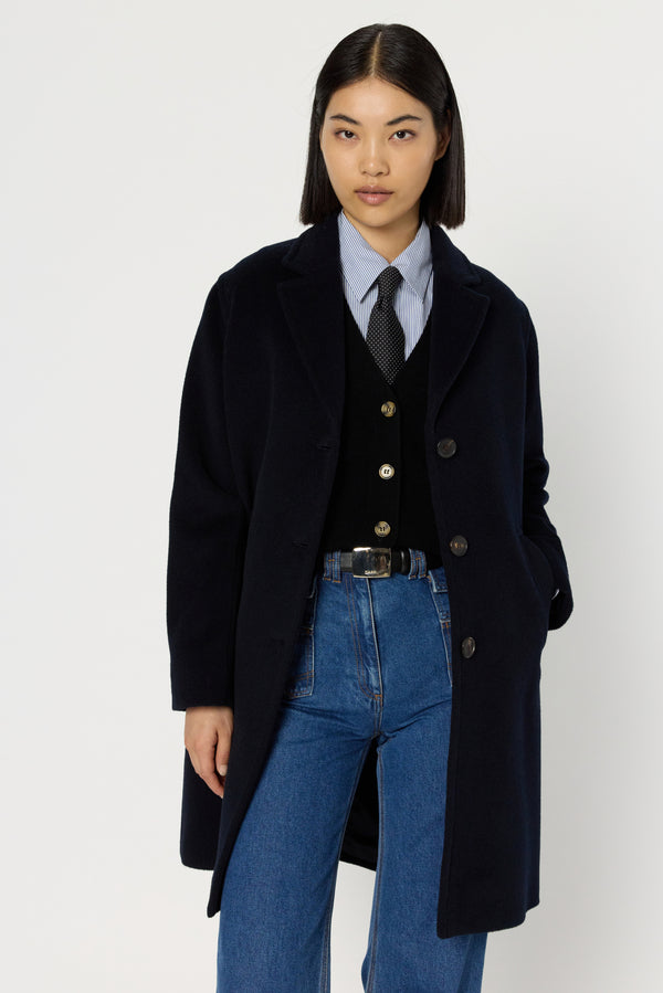 Rue Madam Coat Dcm67c037 Navy