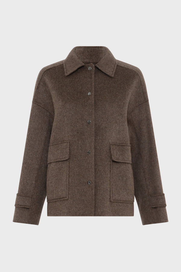 rue madam Coat Dcm68c035 Brown