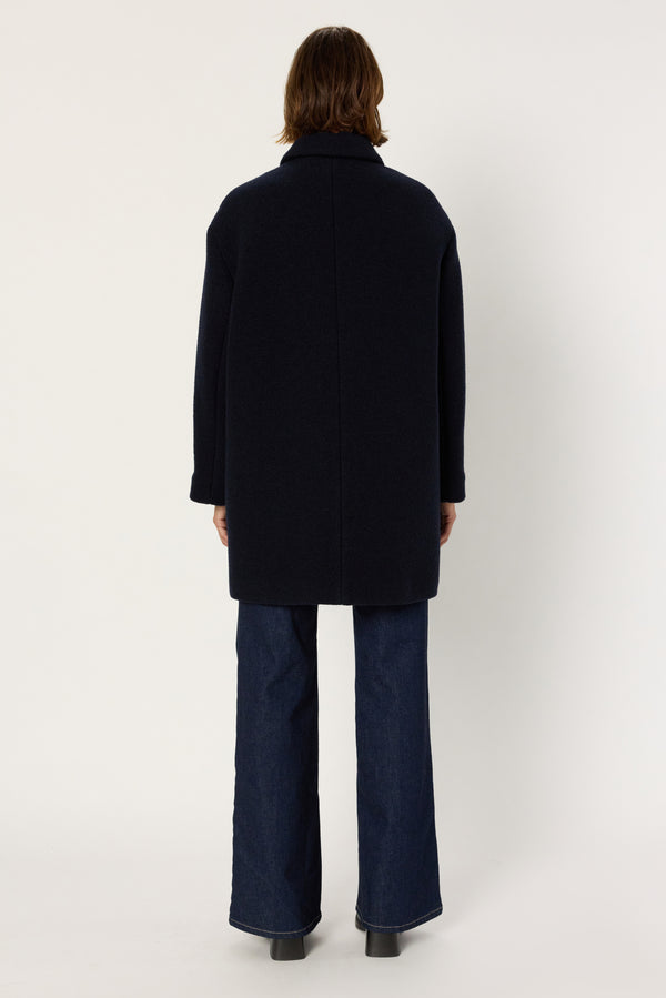 Rue Madam Coat Dcm72c045 Navy