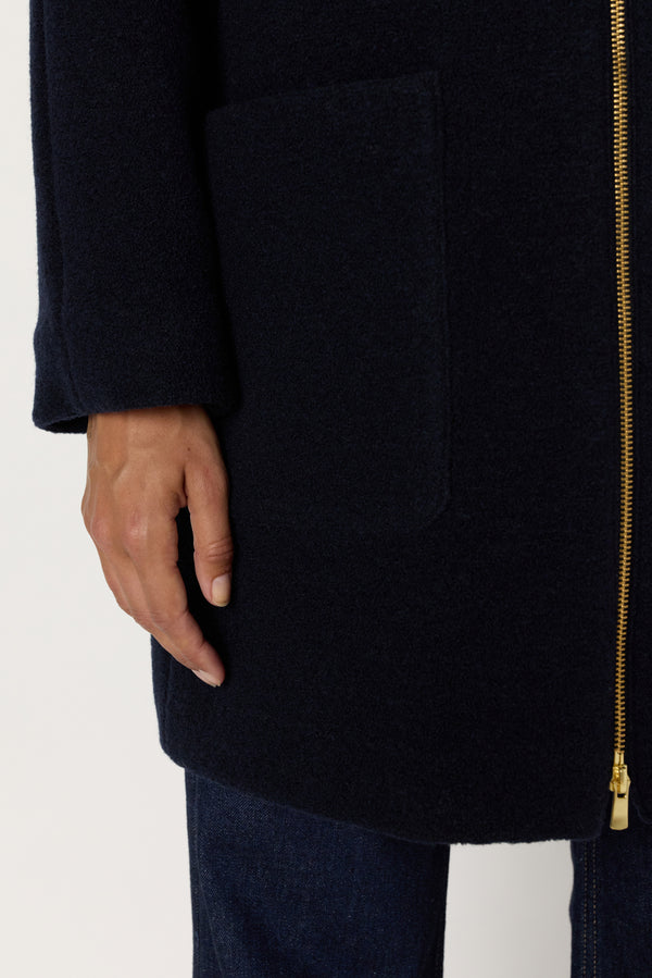 Rue Madam Coat Dcm72c045 Navy