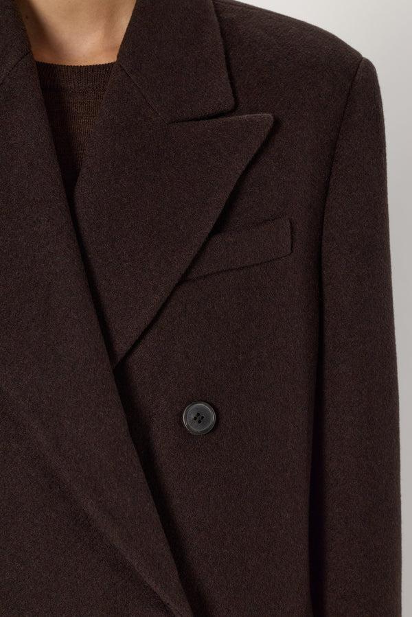 Rue Madam Coat Dcm80c036 Brown