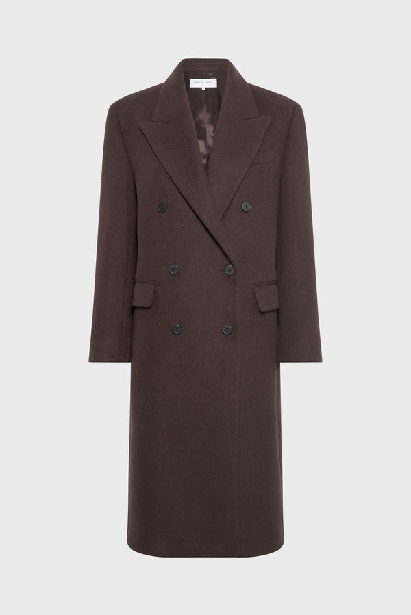 rue madam Coat Dcm80c036 Brown