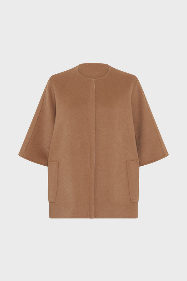 rue madam Coat Ddm29d009 Straw