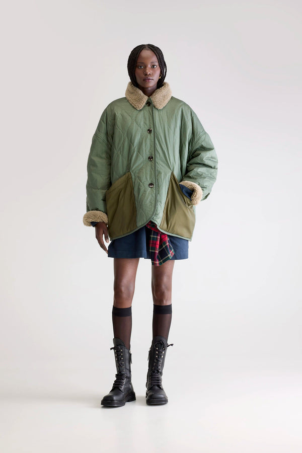 Rue Madam Coat Hampton P1812 Eucalyptus