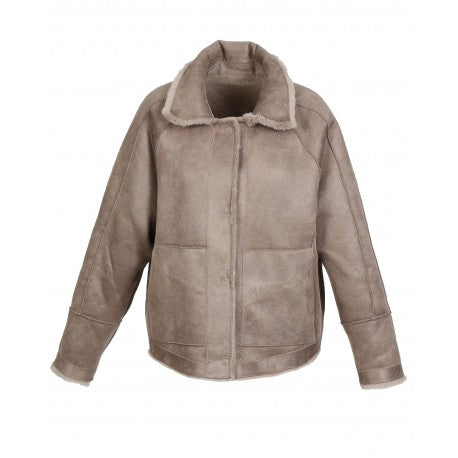 Rue Madam Coat Helen 0525-Taupe