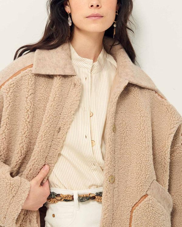 Rue Madam Coat Icy Rocky Fossil