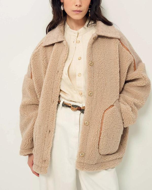 Rue Madam Coat Icy Rocky Fossil