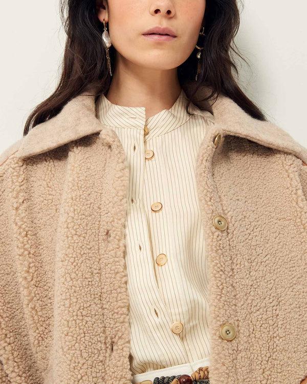 Rue Madam Coat Icy Rocky Fossil