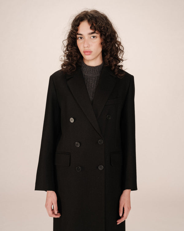 Rue Madam Coat Smith Noir