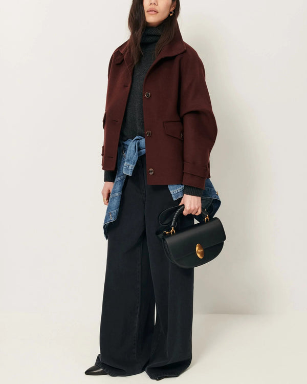 Rue Madam Coat Valley Nevado Espresso