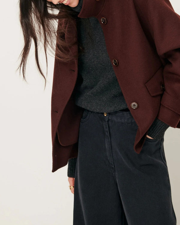 Rue Madam Coat Valley Nevado Espresso