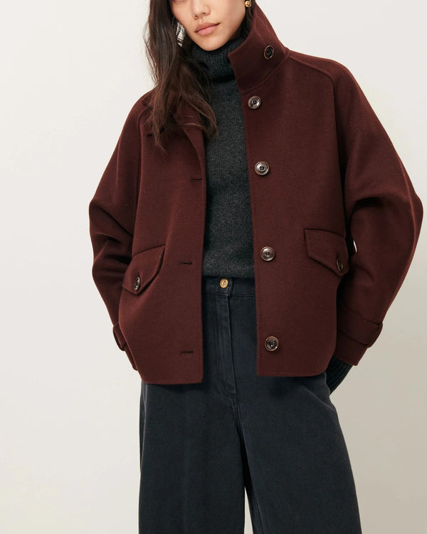 Rue Madam Coat Valley Nevado Espresso