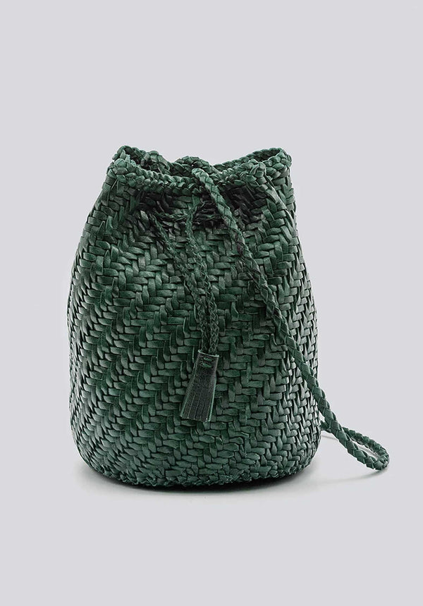 Rue Madam Crossbody Bag Pompom Double Ju Forest